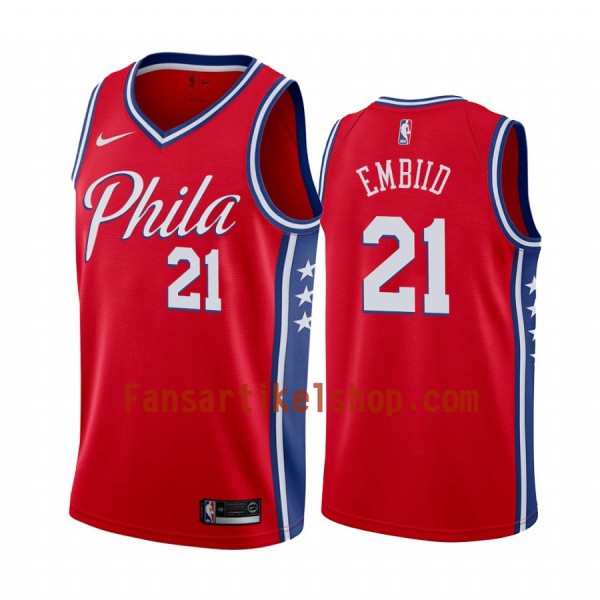 NBA Philadelphia 76ers Trikot Joel Embiid 21 Nike 2019-2020 Statement Edition Swingman - Herren